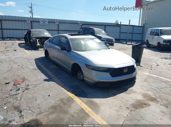 1HGCY2F74PA021820 2023 HONDA ACCORD HYBRID Серый Передняя правая четверть