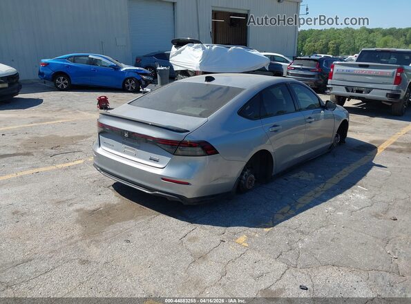 1HGCY2F74PA021820 2023 HONDA ACCORD HYBRID Серый Задняя правая четверть