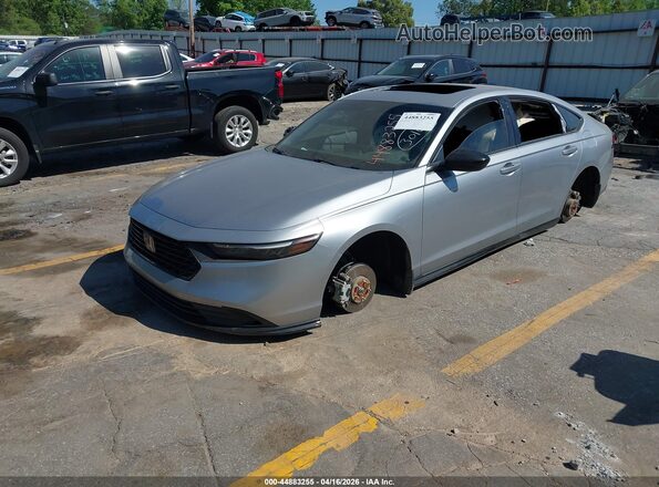 1HGCY2F74PA021820 2023 HONDA ACCORD HYBRID Серый Передняя левая четверть