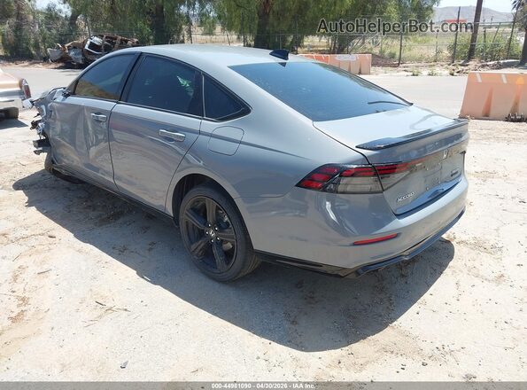 1HGCY2F74PA035846 2023 HONDA ACCORD HYBRID Серый Задняя левая четверть