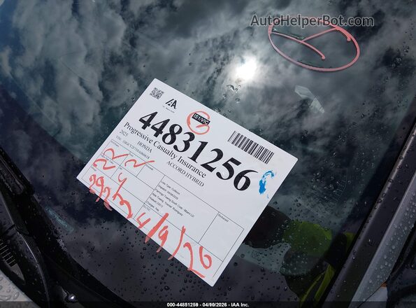 1HGCY2F75SA060618 2025 HONDA ACCORD HYBRID Gray Вид спереду