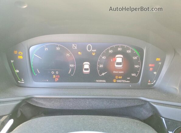 1HGCY2F86RA012841 2024 HONDA ACCORD Белый Вид щитка приборов