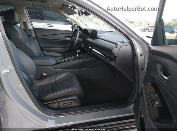 1HGCY2F86SA056957 2025 HONDA ACCORD HYBRID Серый Вид салона спереди