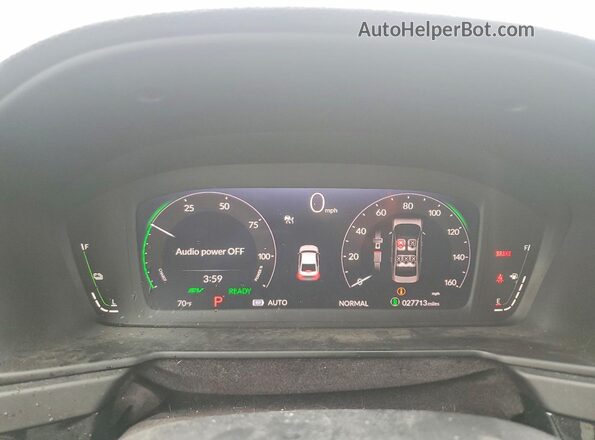 1HGCY2F8XRA024698 2024 HONDA ACCORD Blue Vista del cuadro de instrumentos