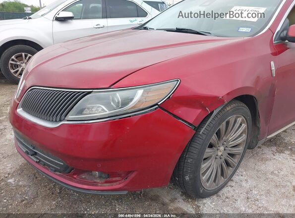 1LNHL9DK8GG600305 2016 LINCOLN MKS Красный Вид спереди