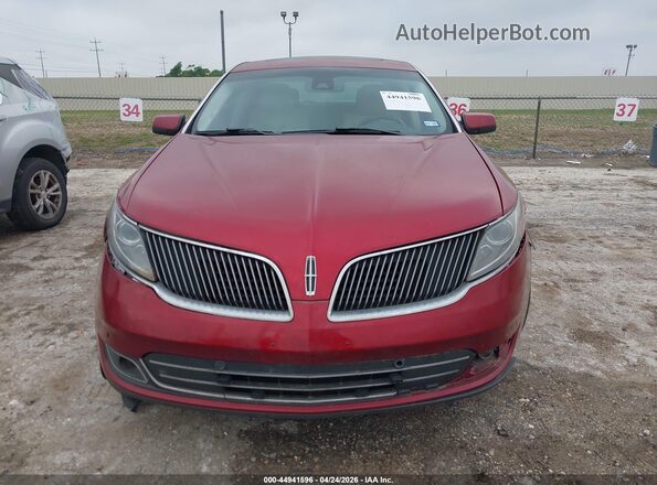 1LNHL9DK8GG600305 2016 LINCOLN MKS Красный Вид щитка приборов