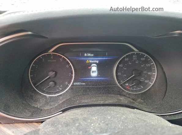 1N4AA6AP0HC366525 2017 NISSAN MAXIMA PLATINUM Белый Вид щитка приборов