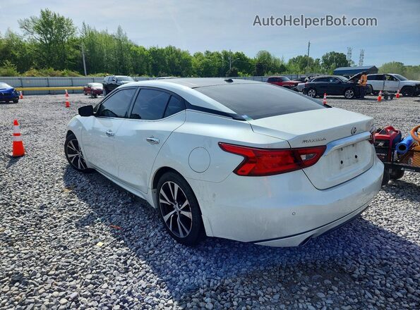 1N4AA6AP0JC392905 2018 NISSAN MAXIMA PLATINUM Белый Задняя левая четверть