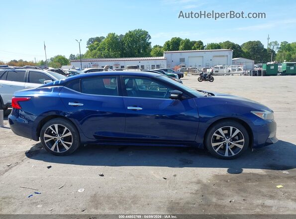 1N4AA6AP1GC404617 2016 NISSAN MAXIMA Blue Widok wnętrza z tyłu