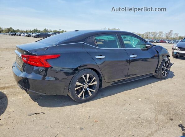 1N4AA6AP2HC455514 2017 NISSAN MAXIMA Черный Задняя правая четверть