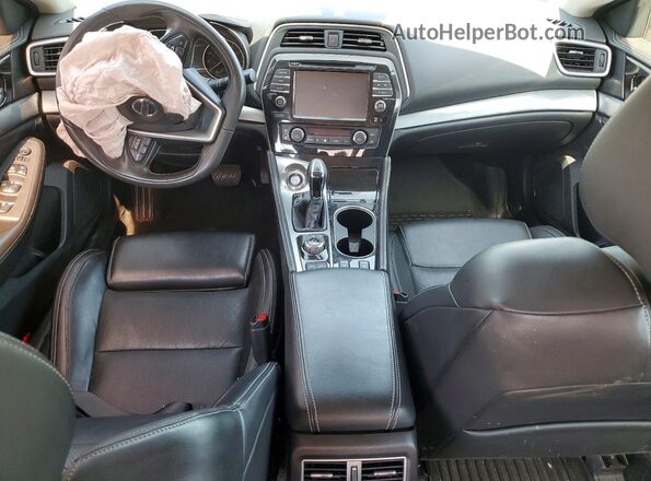 1N4AA6AP2HC455514 2017 NISSAN MAXIMA Черный Вид панели приборов