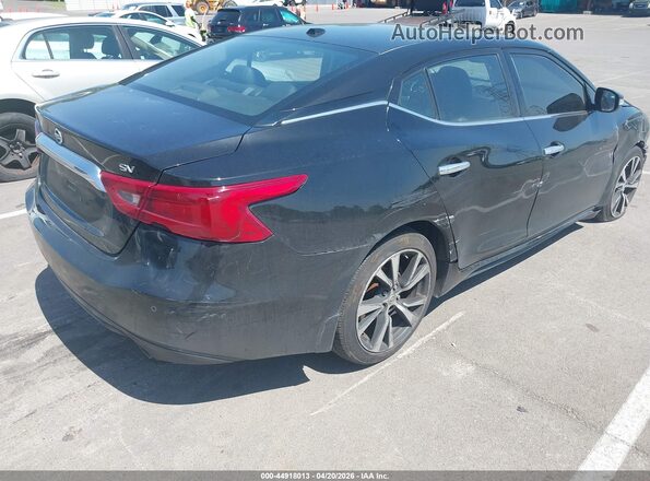 1N4AA6AP2JC375183 2018 NISSAN MAXIMA Black Tył prawy