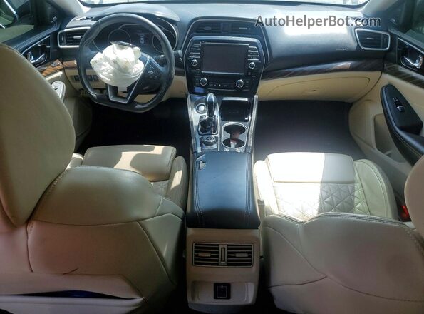 1N4AA6AP2JC404049 2018 NISSAN MAXIMA PLATINUM White Widok deski rozdzielczej