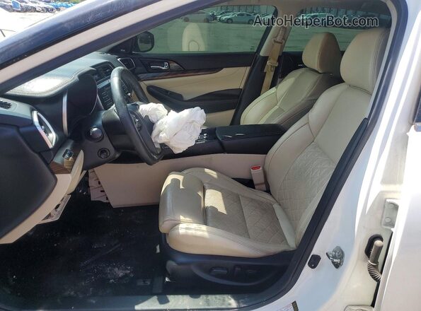 1N4AA6AP2JC404049 2018 NISSAN MAXIMA PLATINUM White Widok wnętrza z przodu