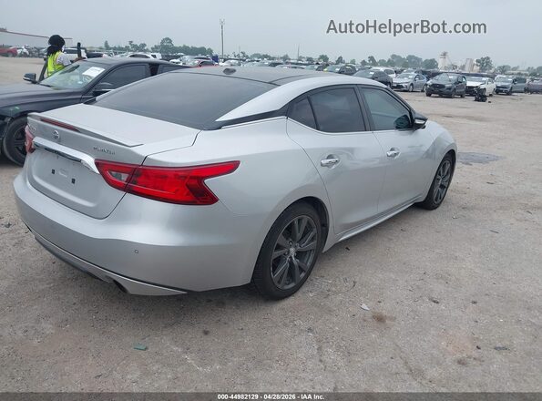 1N4AA6AP3GC375069 2016 NISSAN MAXIMA Серебряный Задняя правая четверть