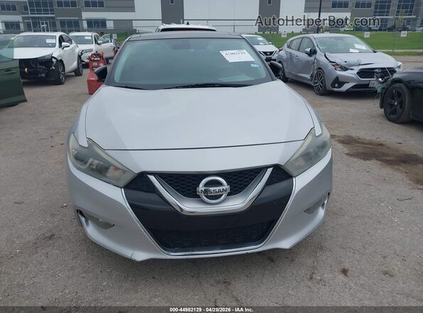 1N4AA6AP3GC375069 2016 NISSAN MAXIMA Серебряный Вид щитка приборов