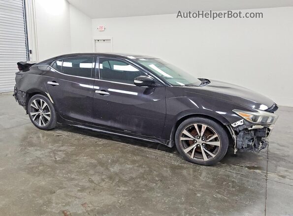 1N4AA6AP4HC363403 2017 NISSAN MAXIMA PLATINUM Черный Передняя правая четверть