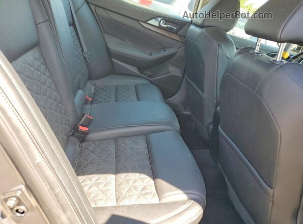 1N4AA6AP5HC403293 2017 NISSAN MAXIMA PLATINUM Gray Widok tylnych siedzeń