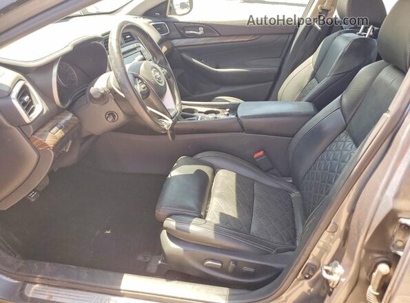 1N4AA6AP5HC403293 2017 NISSAN MAXIMA PLATINUM Gray Widok wnętrza z przodu