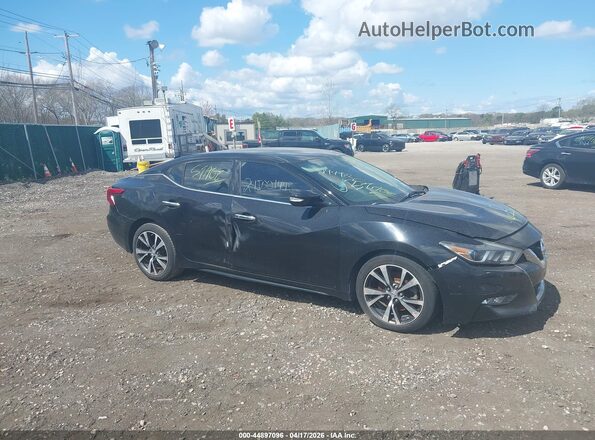 1N4AA6AP6HC383233 2017 NISSAN MAXIMA Black Вид задньої частини салону