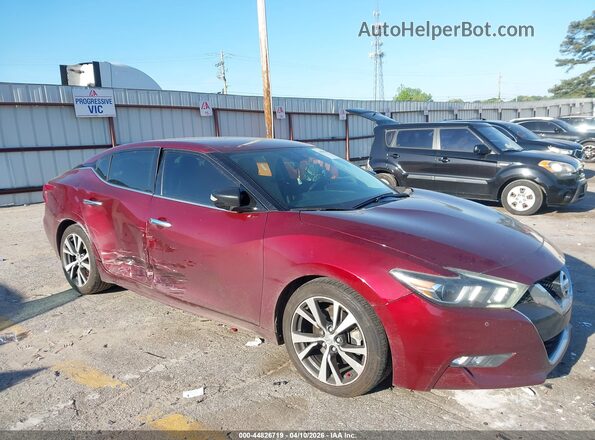 1N4AA6AP7GC388097 2016 NISSAN MAXIMA Red Widok z przodu