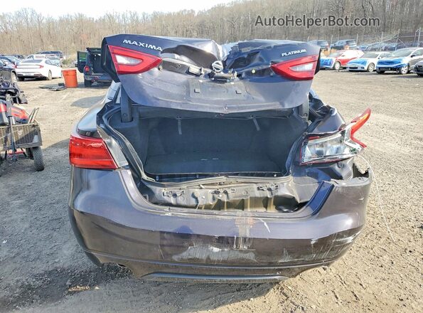 1N4AA6AP7HC360852 2017 NISSAN MAXIMA PLATINUM Black Widok z tyłu