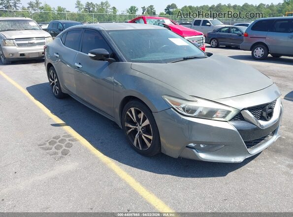 1N4AA6AP8GC427506 2016 NISSAN MAXIMA Gray Передня права чверть