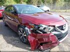 2017 Nissan Maxima 3.5 Platinum Красный vin: 1N4AA6AP8HC377689