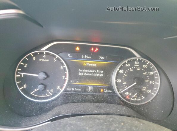 1N4AA6AP8HC448857 2017 NISSAN MAXIMA PLATINUM Черный Вид щитка приборов