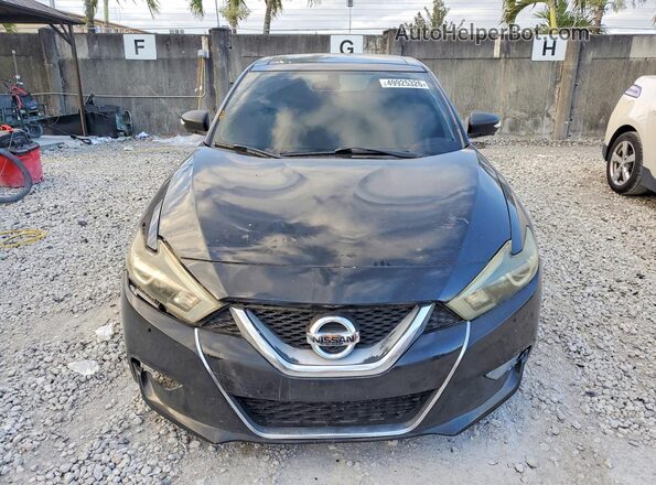 1N4AA6AP8HC448857 2017 NISSAN MAXIMA PLATINUM Черный Вид спереди
