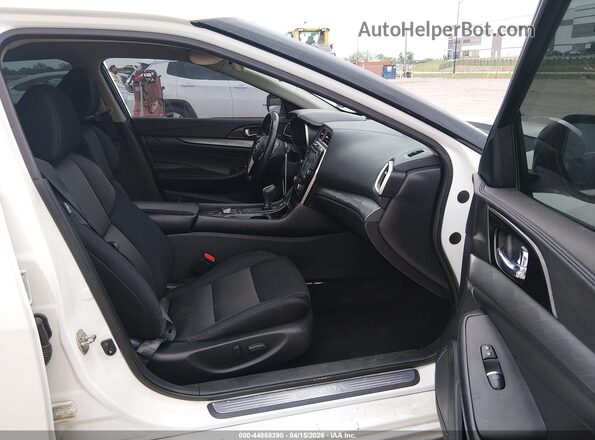 1N4AA6AP9HC454053 2017 NISSAN MAXIMA White Widok wnętrza z przodu