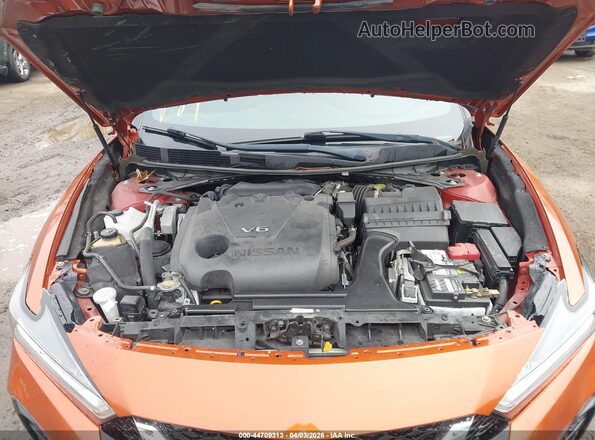 1N4AA6AV2KC362191 2019 NISSAN MAXIMA Серебряный Вид сзади