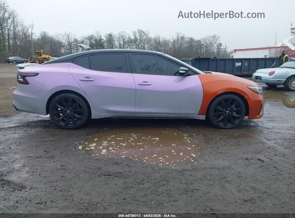 1N4AA6AV2KC362191 2019 NISSAN MAXIMA Серебряный Вид задней части салона