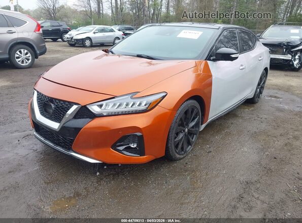 1N4AA6AV2KC362191 2019 NISSAN MAXIMA Серебряный Передняя левая четверть