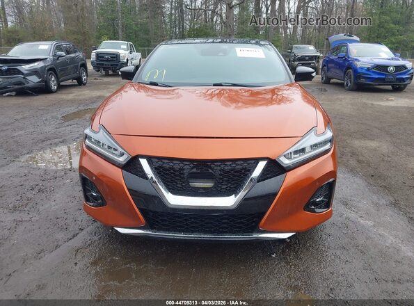 1N4AA6AV2KC362191 2019 NISSAN MAXIMA Серебряный Вид щитка приборов