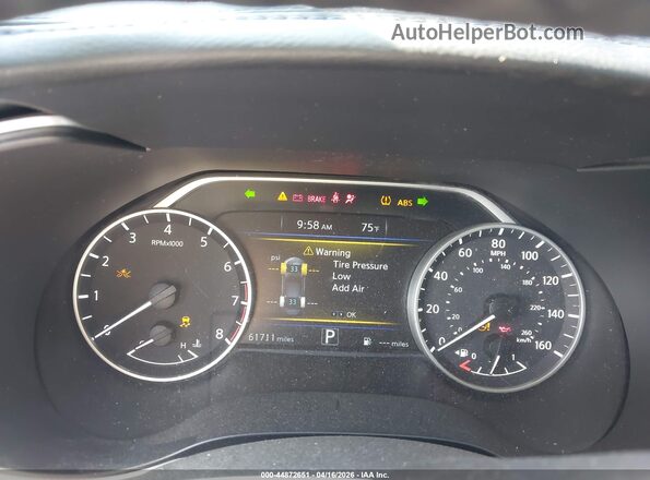 1N4AA6AVXKC369146 2019 NISSAN MAXIMA Черный Вид задних сидений
