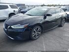 2020 Nissan Maxima Sv Xtronic Cvt Black vin: 1N4AA6CV6LC379199