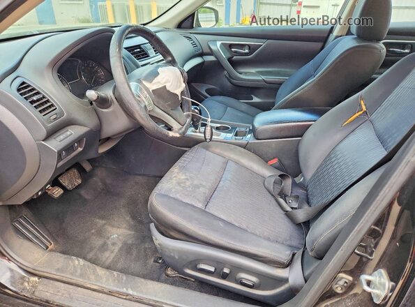 1N4AL3AP1JC147040 2018 NISSAN ALTIMA Black Widok wnętrza z przodu