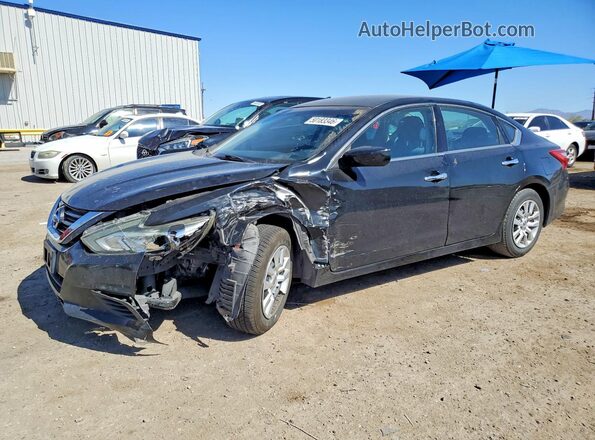 1N4AL3AP3GC170876 2016 NISSAN ALTIMA Черный Передняя левая четверть