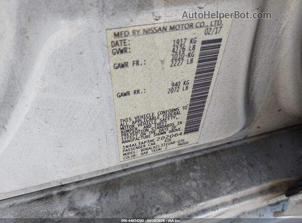 1N4AL3AP3HC202064 2017 NISSAN ALTIMA White Engine compartment view