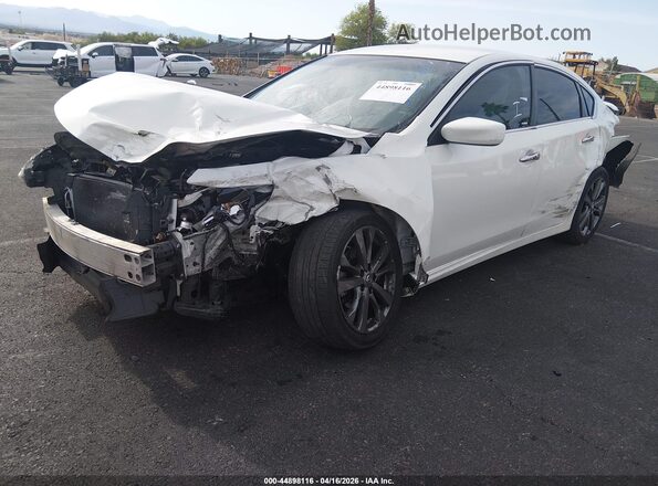 1N4AL3AP3JC177172 2018 NISSAN ALTIMA White წინა მარცხენა ხედი სამი მეოთხედიდან