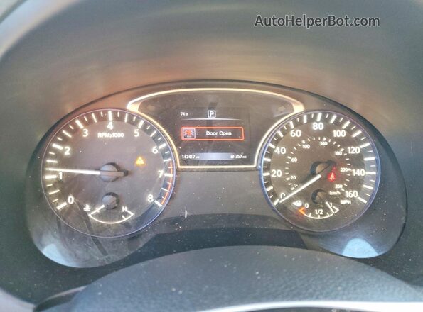 1N4AL3AP6GC279543 2016 NISSAN ALTIMA Gray Vista del cuadro de instrumentos