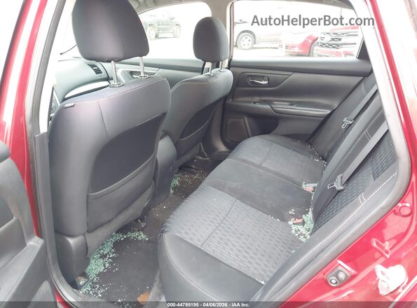 1N4AL3AP6JC473660 2018 NISSAN ALTIMA Maroon Vista de la etiqueta del VIN