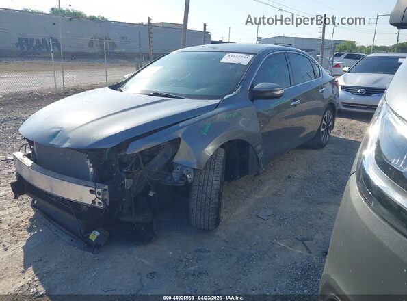 1N4AL3AP7JC177689 2018 NISSAN ALTIMA Gray წინა მარცხენა ხედი სამი მეოთხედიდან
