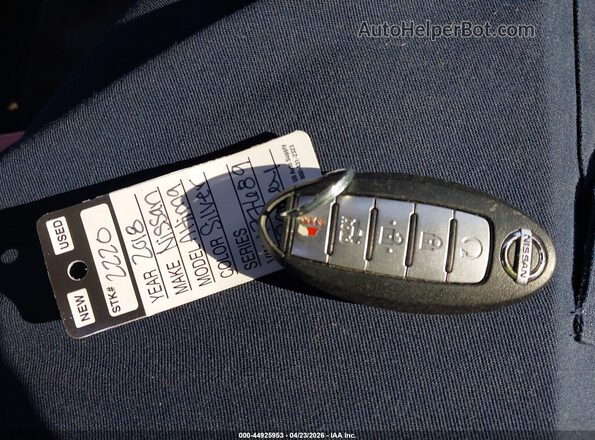 1N4AL3AP7JC177689 2018 NISSAN ALTIMA Gray წინა პანელის ხედი
