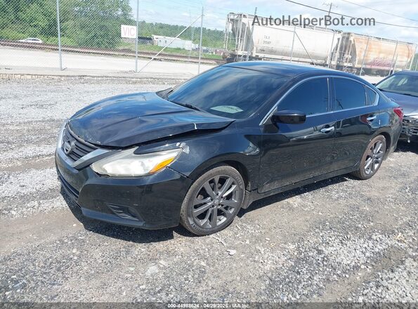 1N4AL3AP8JC277719 2018 NISSAN ALTIMA Черный Передняя левая четверть