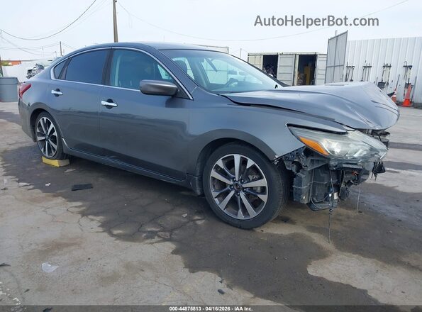 1N4AL3APXJC117261 2018 NISSAN ALTIMA Серый Передняя правая четверть