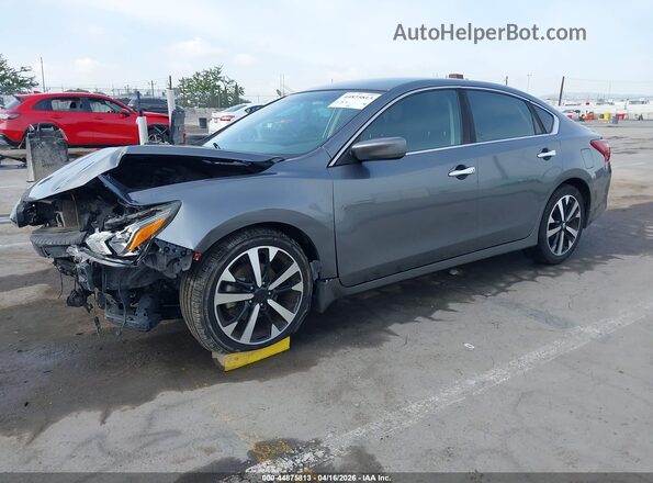 1N4AL3APXJC117261 2018 NISSAN ALTIMA Серый Передняя левая четверть