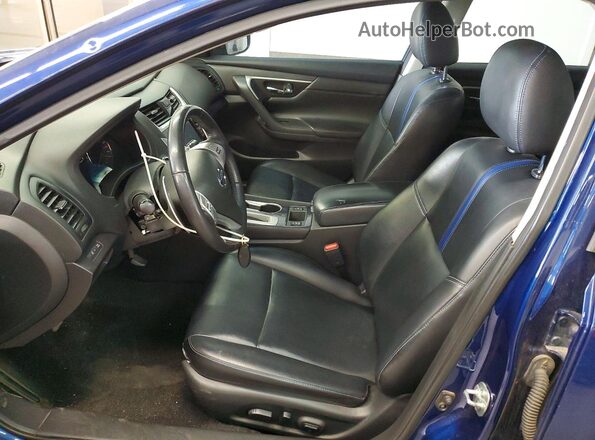 1N4AL3APXJC287703 2018 NISSAN ALTIMA Blue Front interior view