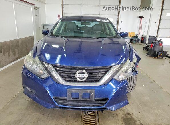 1N4AL3APXJC287703 2018 NISSAN ALTIMA Blue Front view
